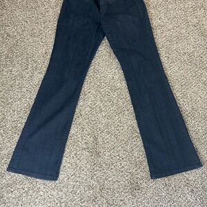 Ann Taylor Loft Curvy Bootcut Dark Wash Jeans Size 4